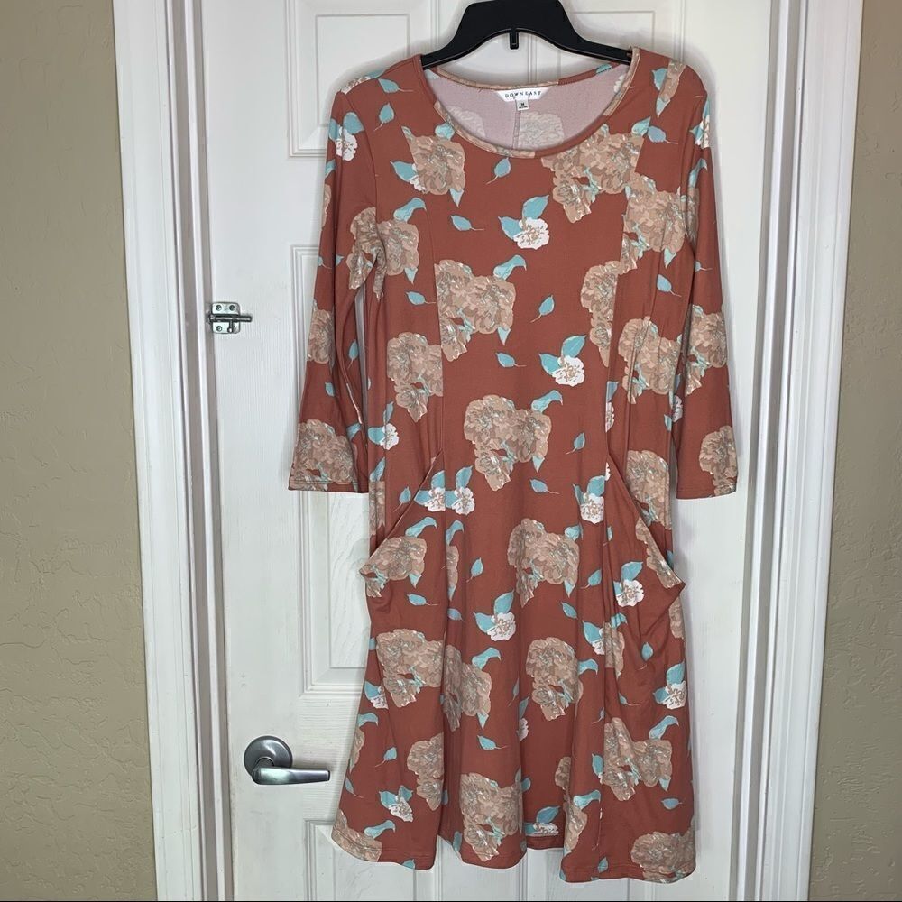Downeast Floral Dress Size Medium